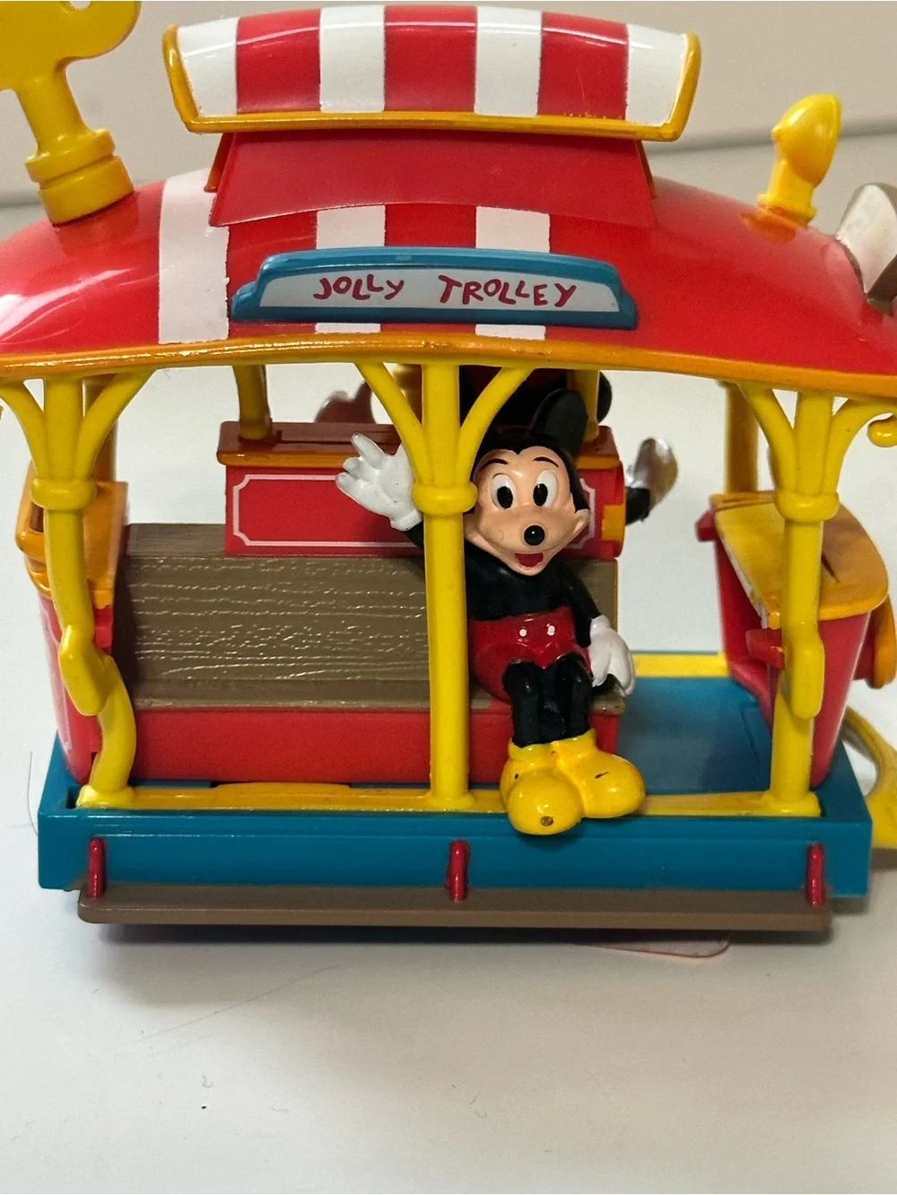 Vintage 1993 Disney Theme Park Attraction Jolly Trolley Mickey Minnie Mouse
